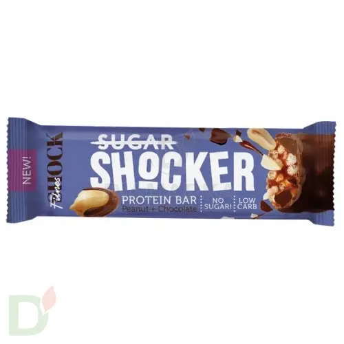 Батончик глазированный FitnesShock SHOCKER арахис-шоколад 35гр. в Омске