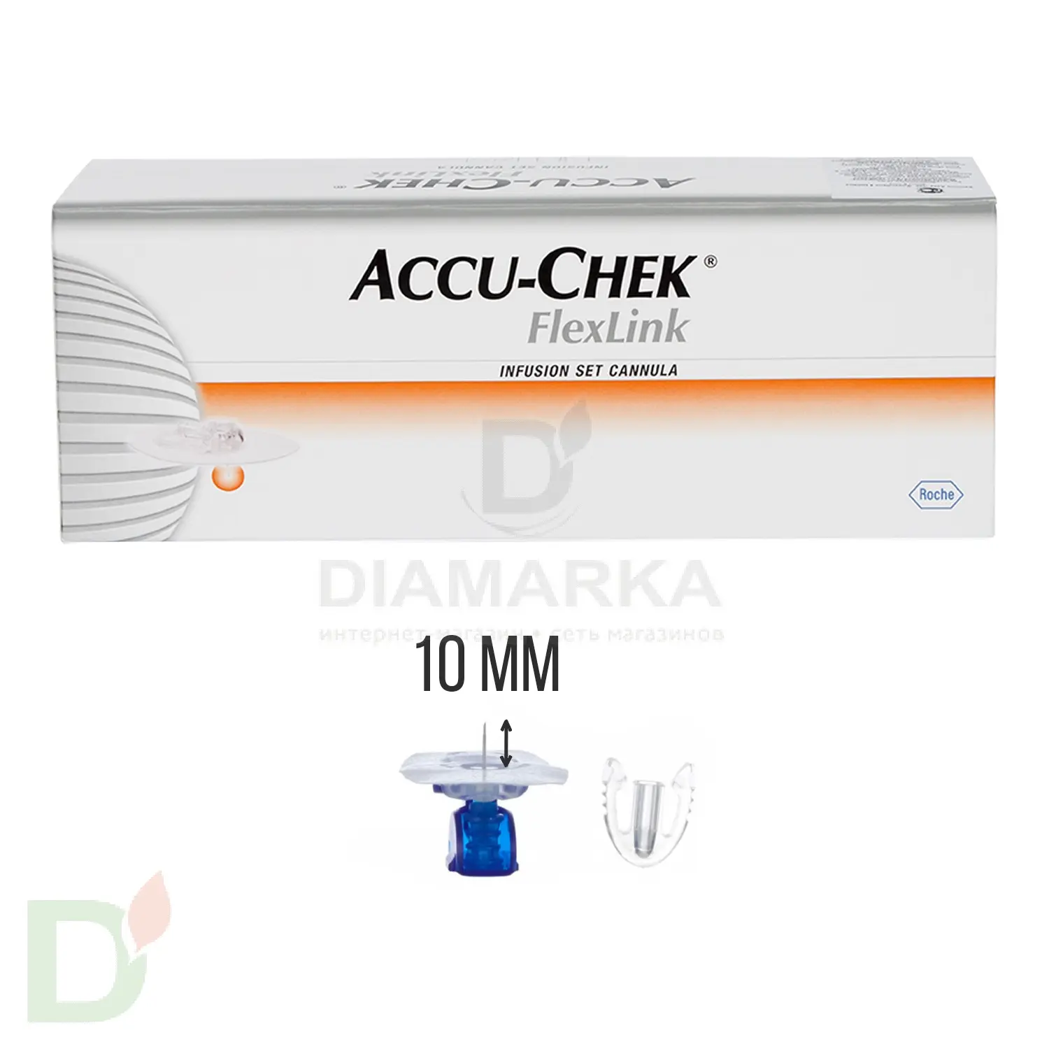 Акку-Чек Флекс-Линк, игла 10 мм (канюля), 1 шт. в Омске