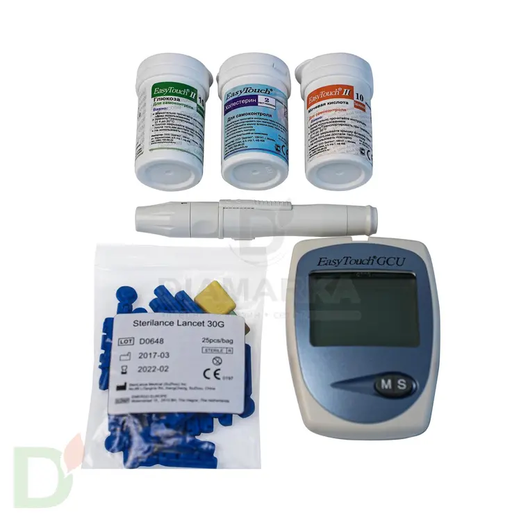 Биохимический анализатор ИзиТач (EasyTouch GCU) (глюкоза, холестерин и мочевая кислота в крови) в Омске