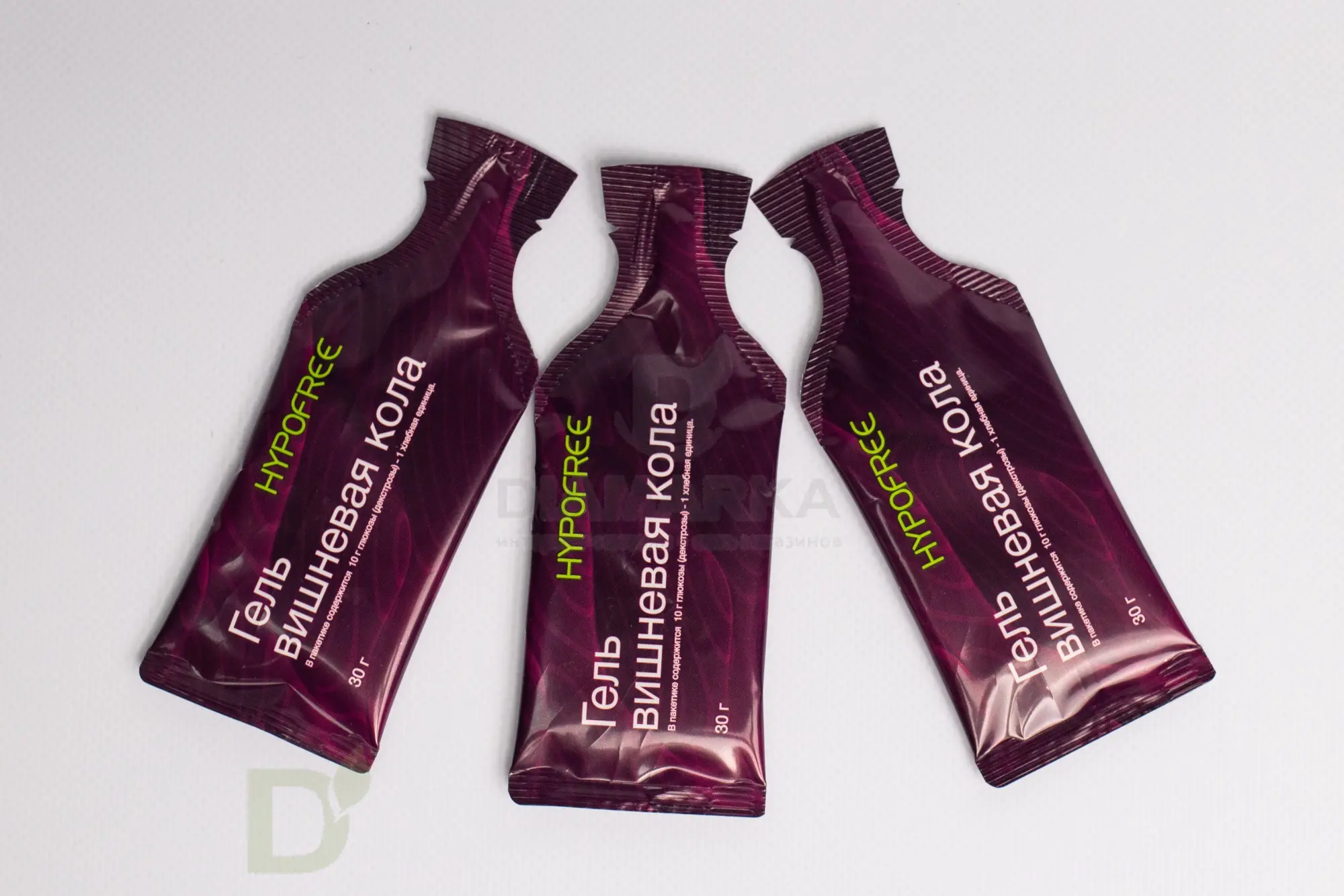 Гель HYPOFREE DIAMARKA 1ХЕ Вишневая Кола, мягкая упаковка, 10 саше по 30мл в Омске