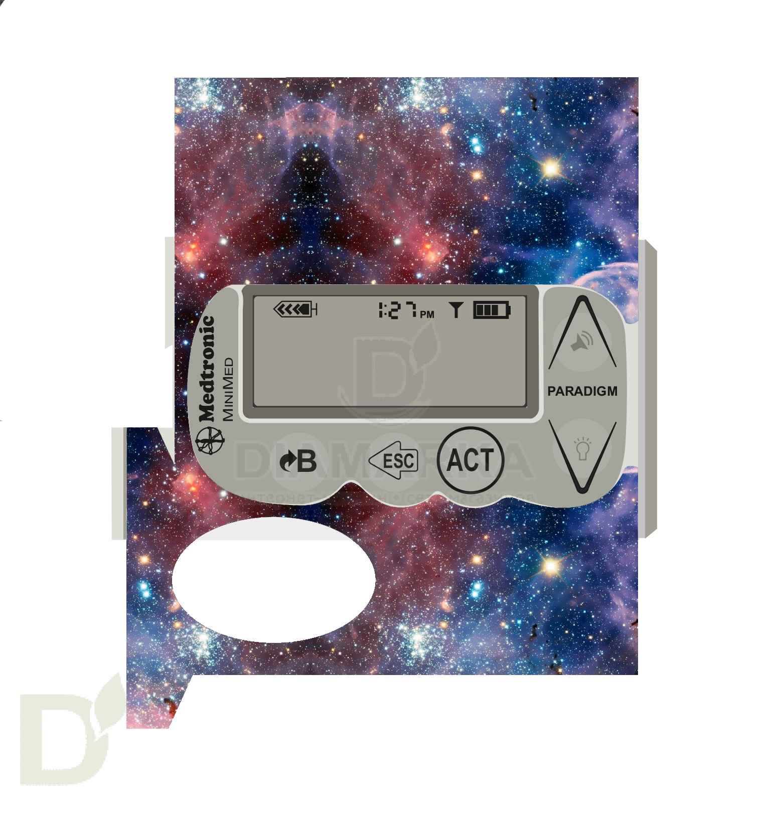 Наклейка на помпу Medtronic моделей 715, 722, 754