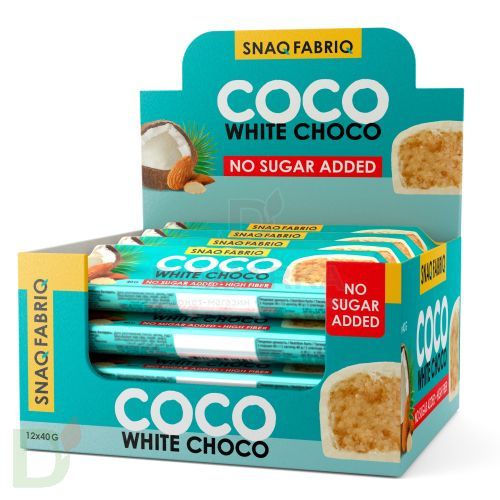 Батончик Snaq Fabriq глазированный Кокосово-миндальный десерт 40гр* в Омске