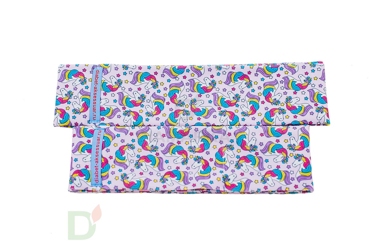 Пояс для ношения помпы на талии INSULA KIDS Единорожка