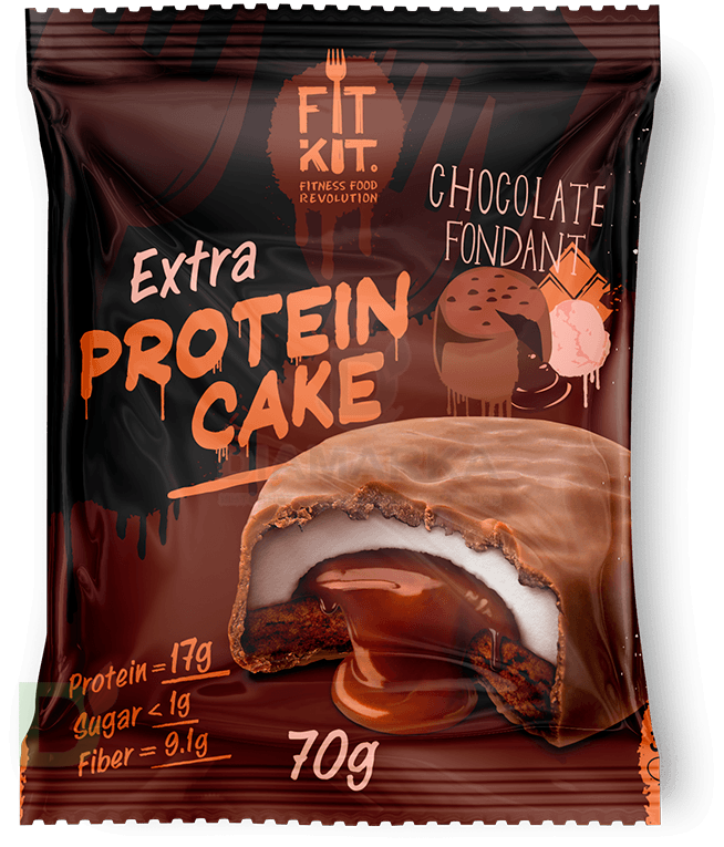 Печенье FITKIT протеиновое с суфле Шоколадный Фондан 70гр