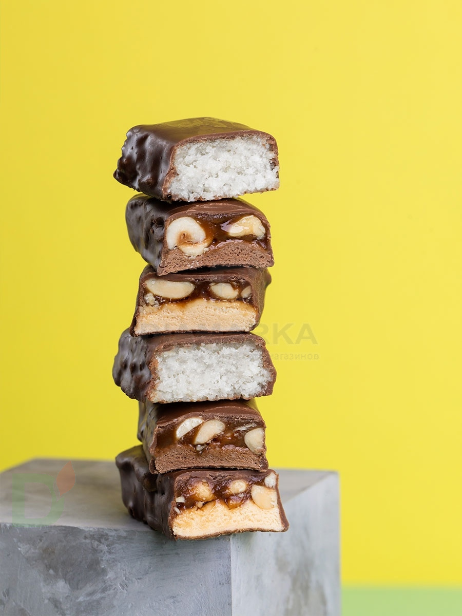 Батончик протеиновый FitnesShock Кокос 50гр. в Омске