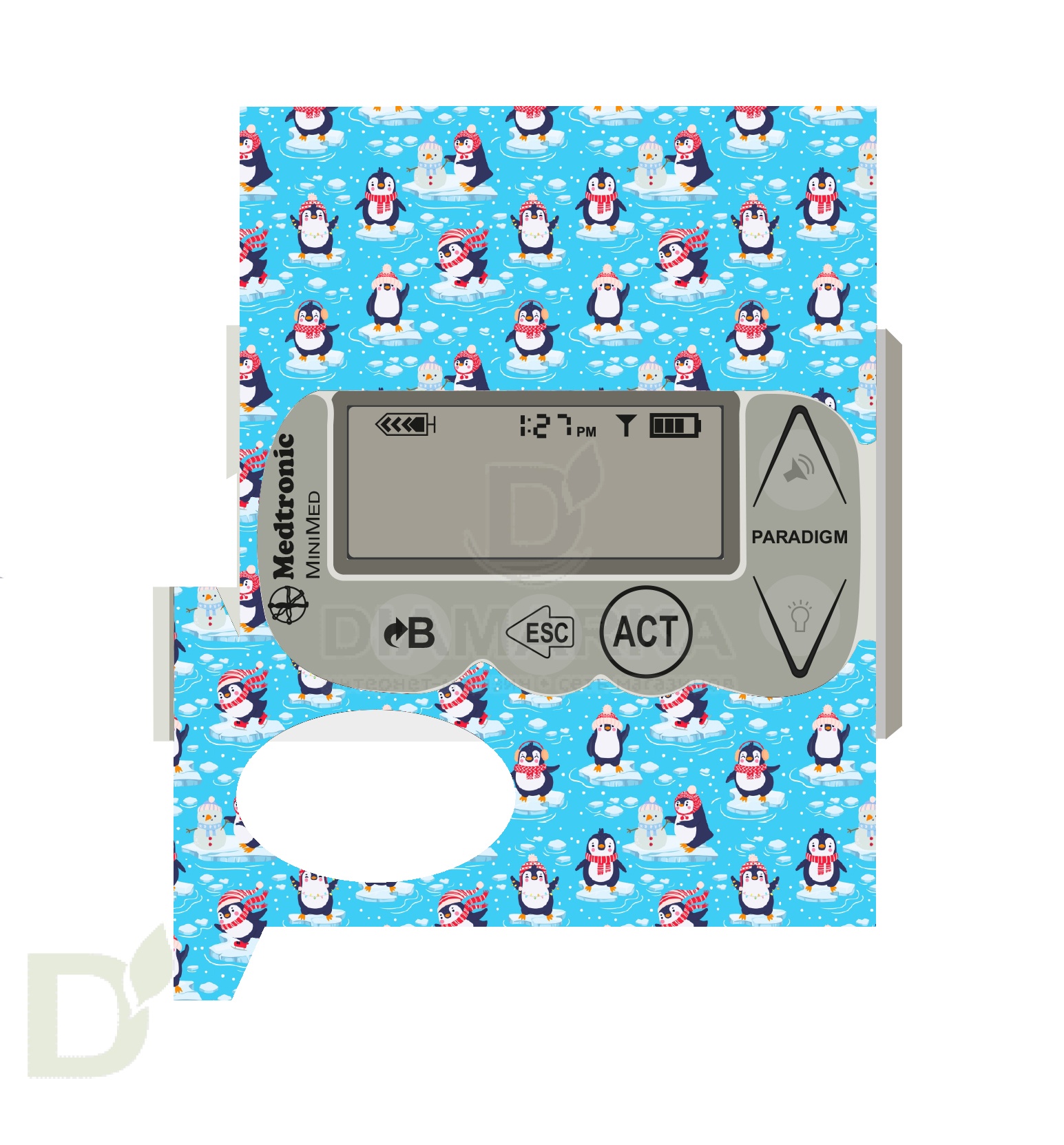 Наклейка на помпу Medtronic моделей 715, 722, 754