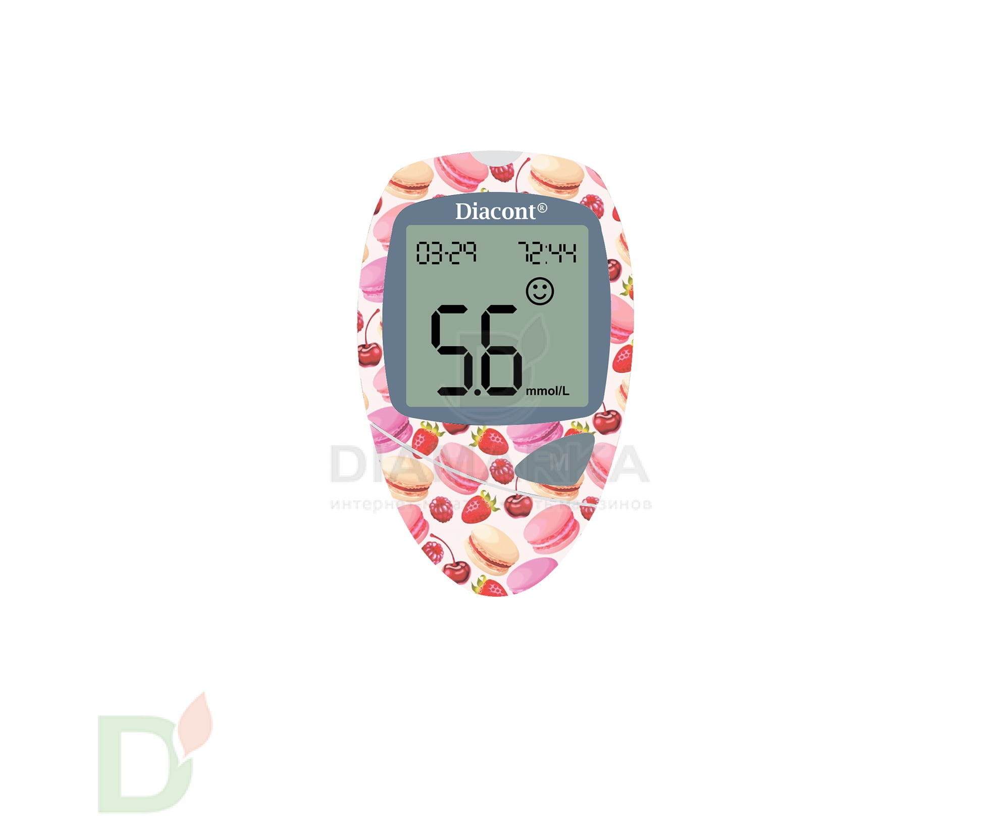 Наклейка на глюкометр Диаконт