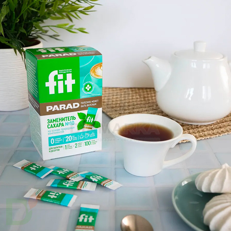 ФитПарад №10 на основе эритрита (саше) 100 штук