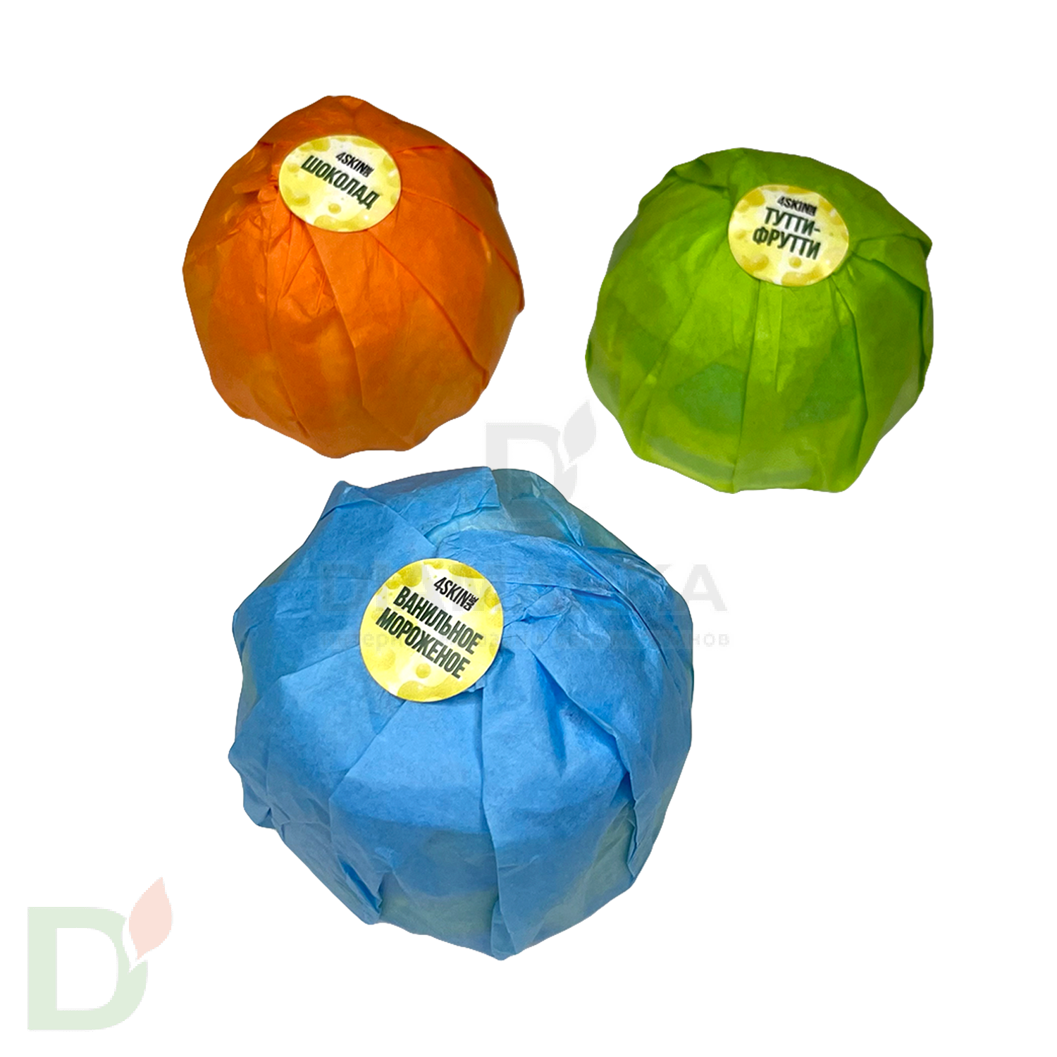 Бокс - Бомбочки для ванны детские (з шт в комплекте) в Омске