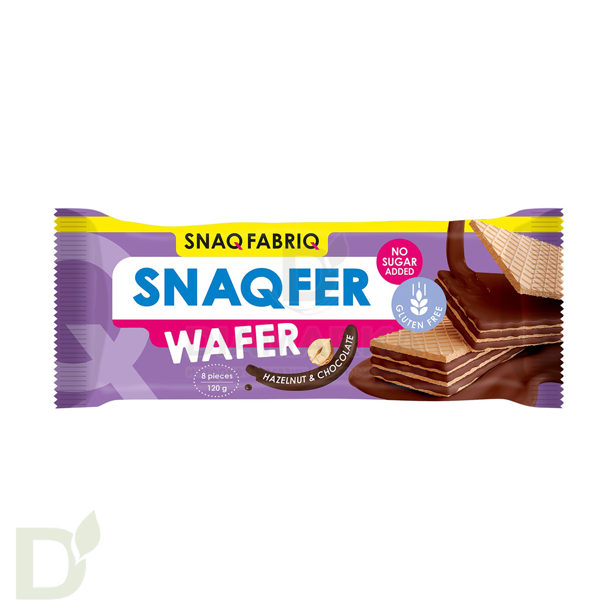 Вафли Snaq Fabriq WAFER неглазированные шоколад-фундук, 120гр в Омске