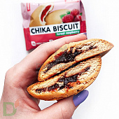 Печенье CHIKALAB неглазированное с начинкой Бисквит лесная малина 50гр.