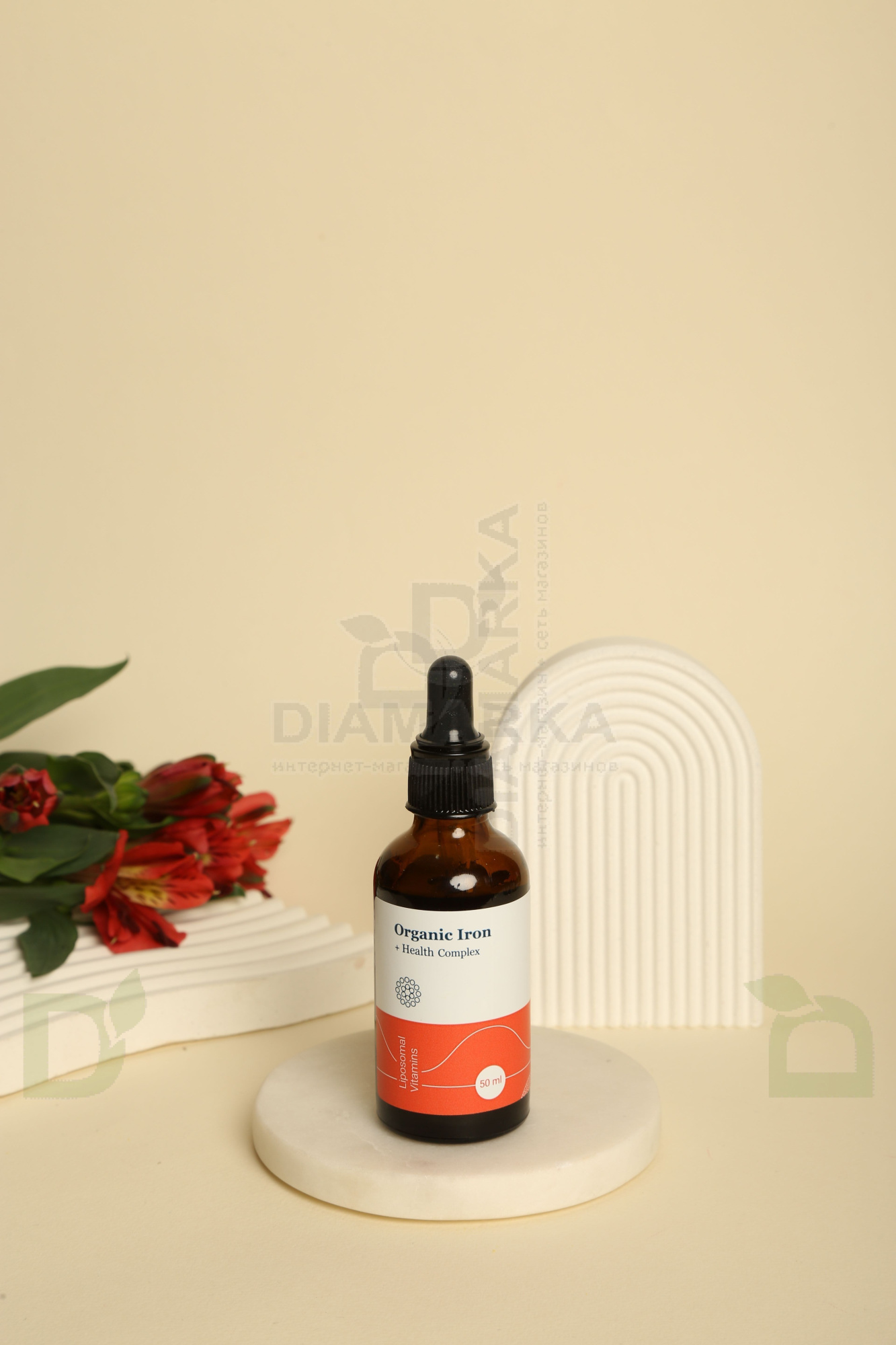 Витамины Liposomal Vitamins ORGANIC IRON 50мл флакон в Омске