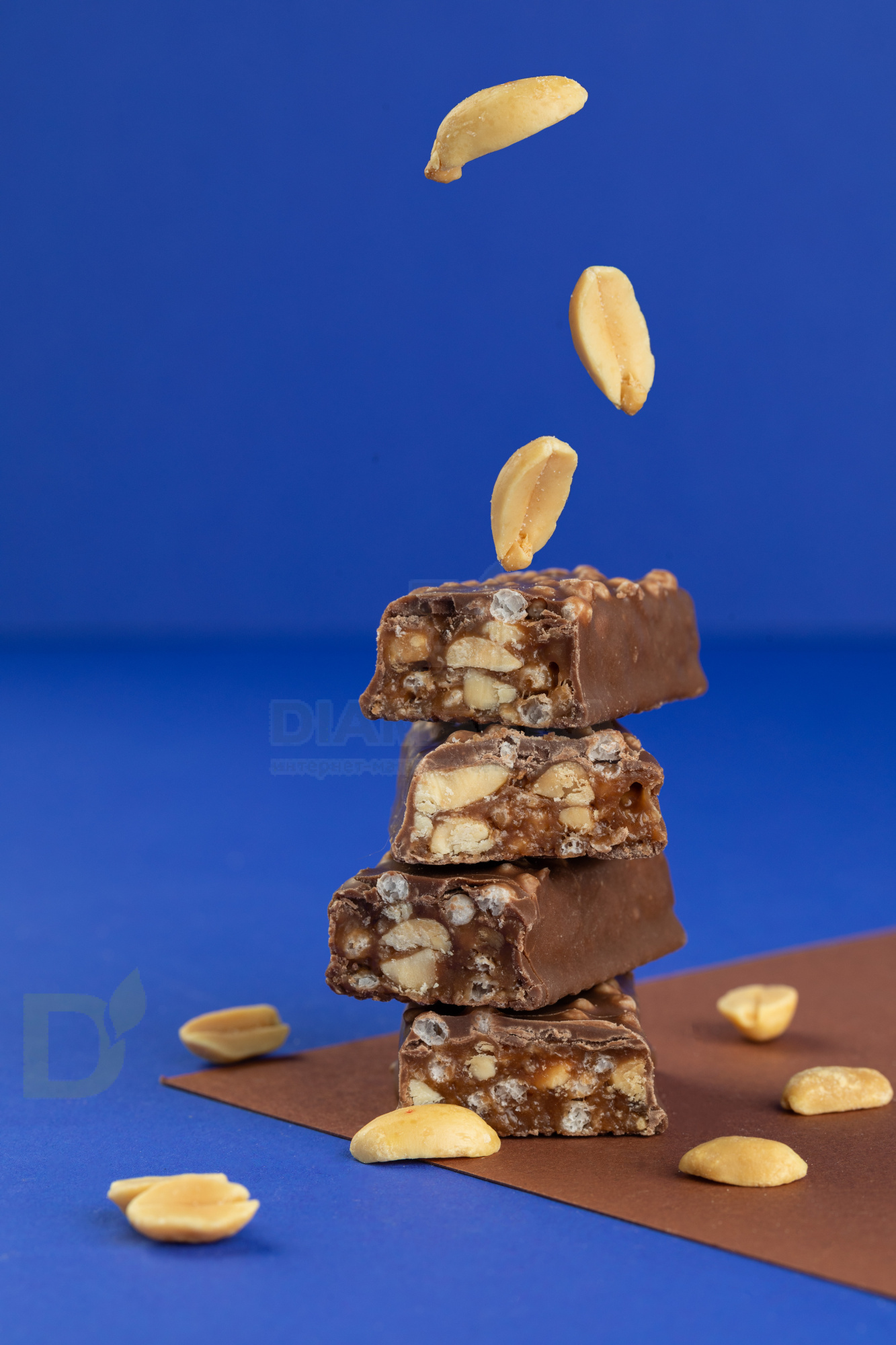 Батончик глазированный FitnesShock SHOCKER арахис-шоколад 35гр. в Омске