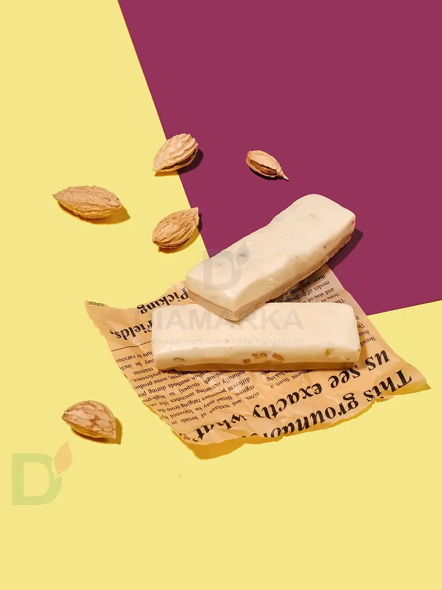 Батончик протеиновый FitnesShock Карамельный мусс с миндалем 40гр. в Омске