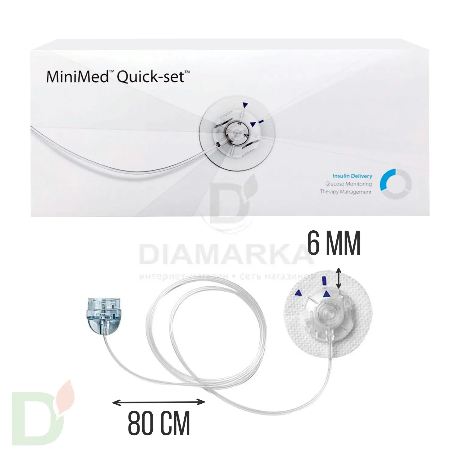 Катетер Quick-Set / Квик-сет, 6/80 (ММТ-387А), 1 шт.