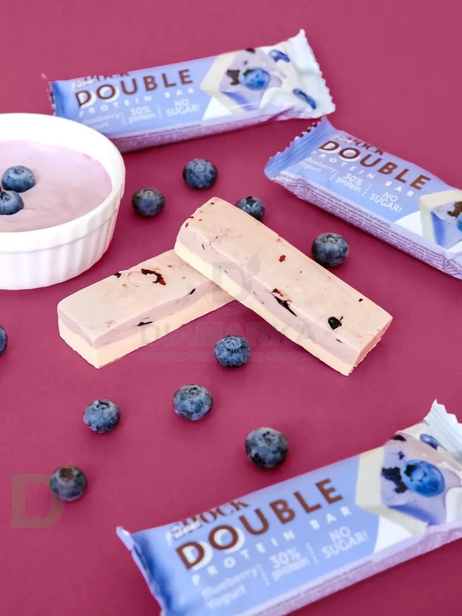 Батончик протеиновый FitnesShock Черничный йогурт 40гр. в Омске