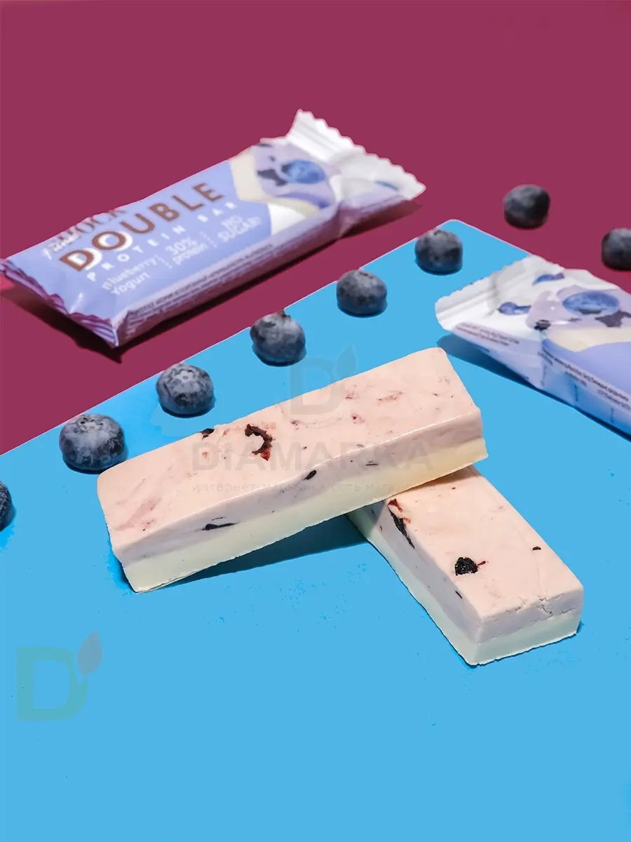 Батончик протеиновый FitnesShock Черничный йогурт 40гр. в Омске