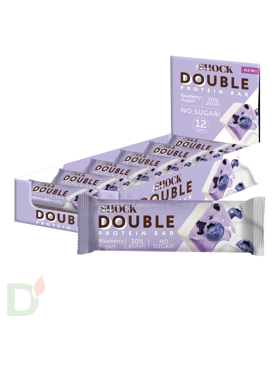 Батончик протеиновый FitnesShock Черничный йогурт 40гр. в Омске