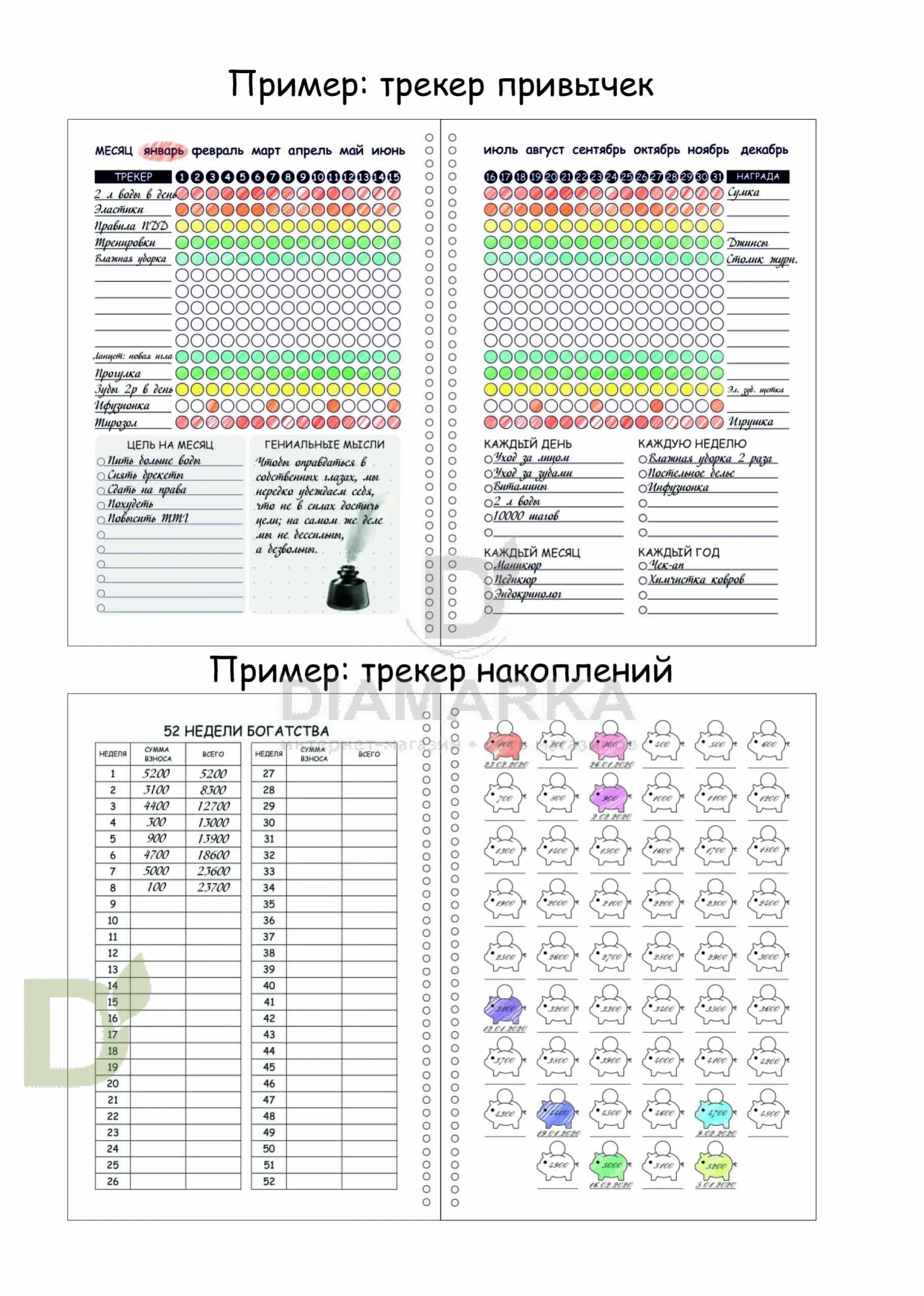 Дневник самоконтроля Два зайчика в Омске, цена на сайте - ДиаМарка