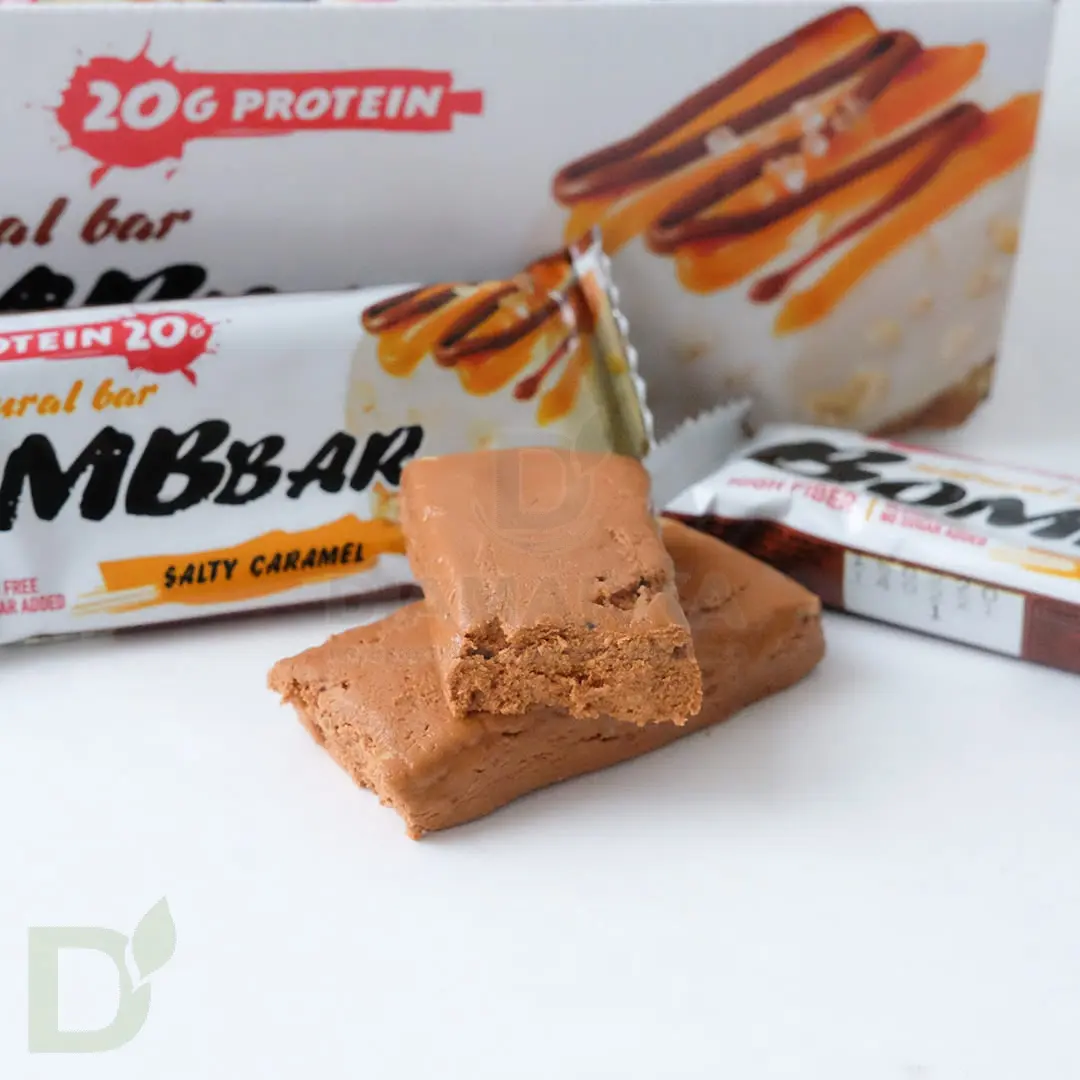 Батончик BOMBBAR Соленая карамель 60 гр. в Омске