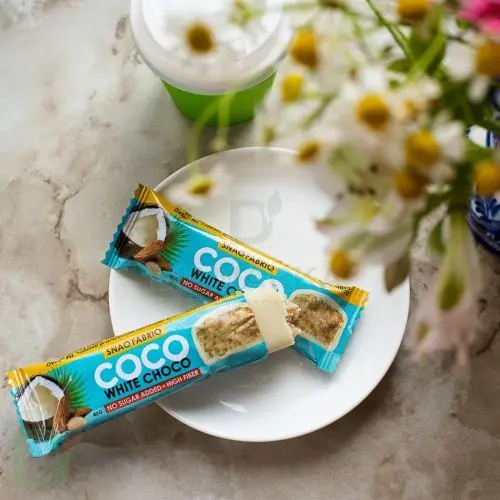 Батончик Snaq Fabriq глазированный Кокосово-миндальный десерт 40гр* в Омске