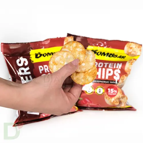 Чипсы протеиновые BOMBBAR BOMBERS Бекон с Паприкой, 50 гр