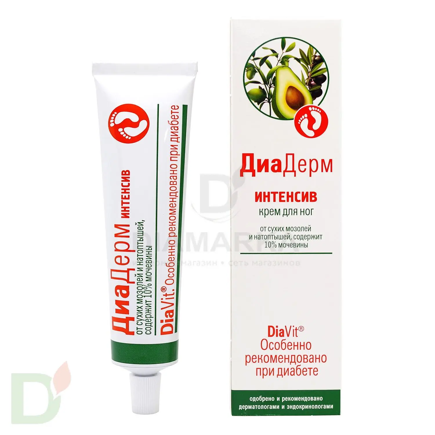 Крем для ног Интенсив ДИАДЕРМ, 75мл