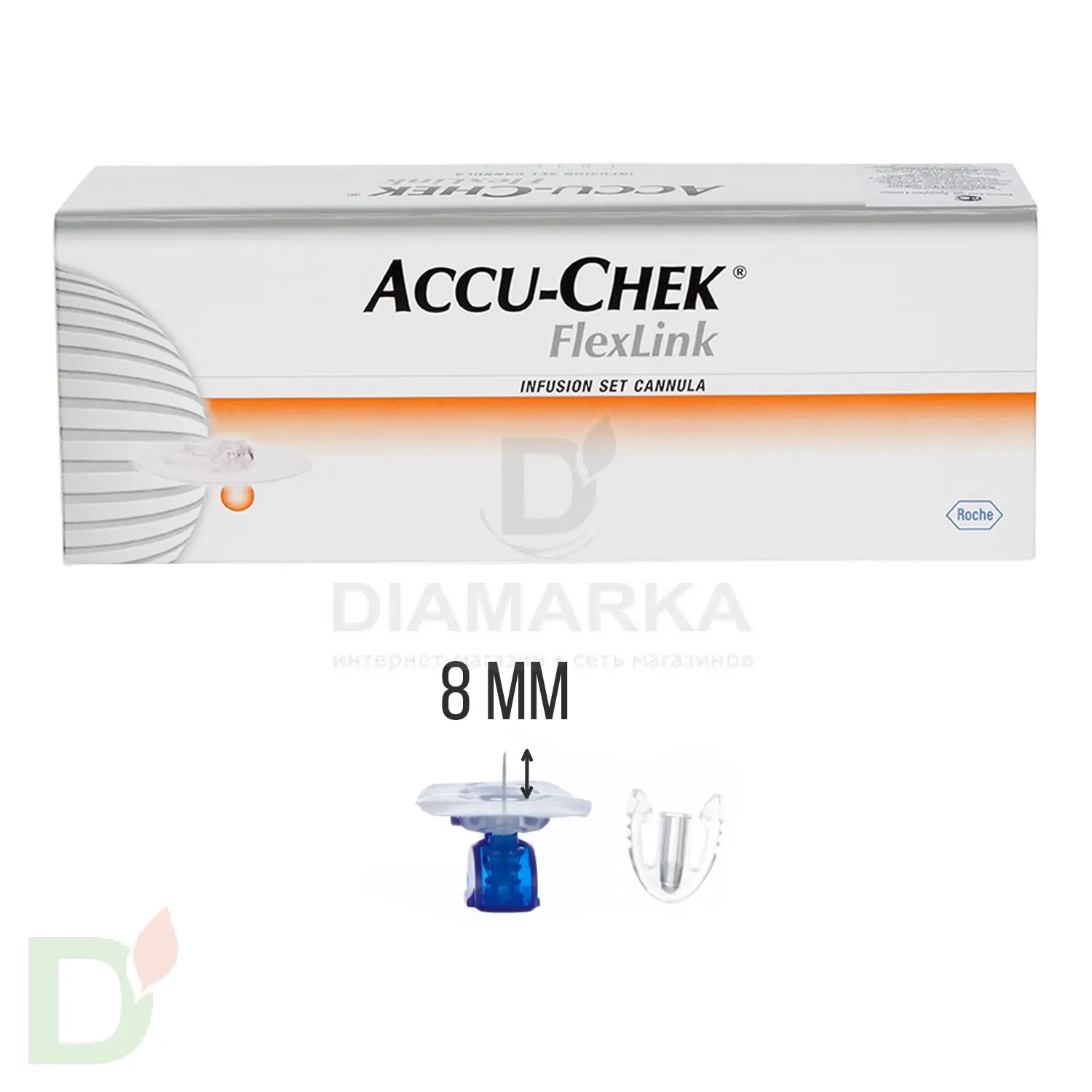 Акку-Чек Флекс-Линк, игла 8 мм (канюля), 1 шт. в Омске